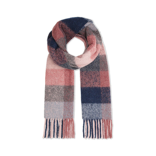 Lux Wool Check Scarf Scarves