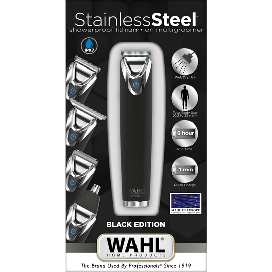 Wahl Stainless Steel Advanced Black Edition
