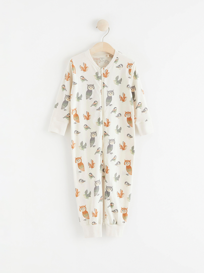 Pyjamas med fåglar