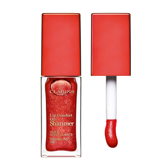 Clarins Lip Comfort Oil Shimmer 07 Red Hot