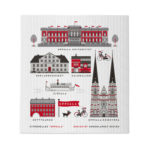 Disktrasa Houses of Uppsala 18x20 cm
