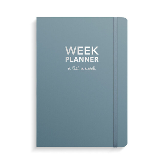 Burde Week Planner undated blue