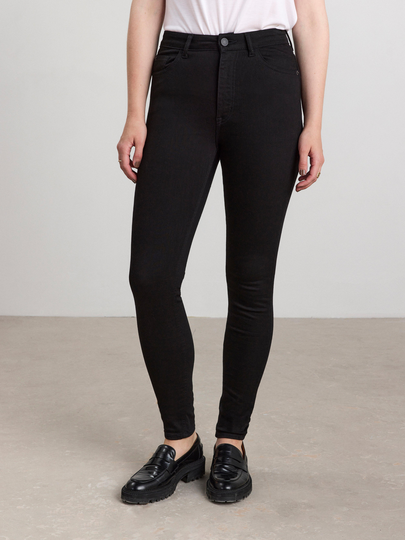 VERA Slim jeans med hög midja