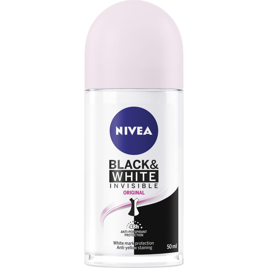 NIVEA Black & White Invisible Original Deo Roll-on 50 ml