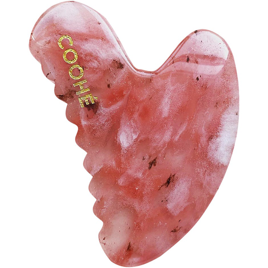 Gua Sha Red Fluorite Quartz, Coohé Dermaroller