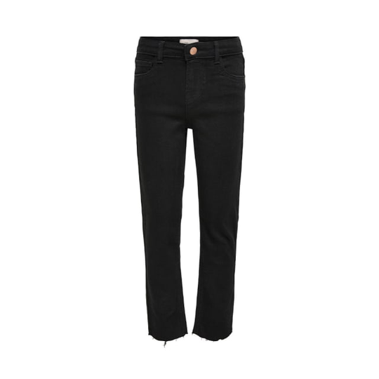EMILY LIFE ST RAW BLACK JEANS
