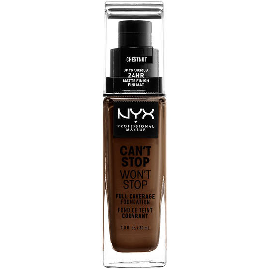 NYX PROFESSIONAL MAKEUP Can't Stop Won't Stop Foundation Chestnut
