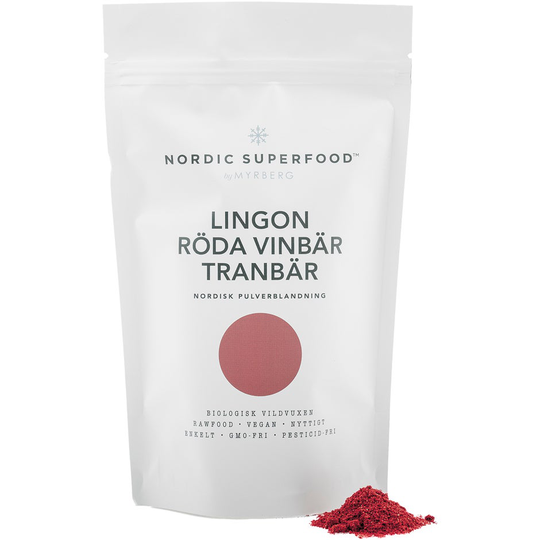 Wild Nordic Berry Powder - Red, 80 g Nordic Superfood Kosttillskott