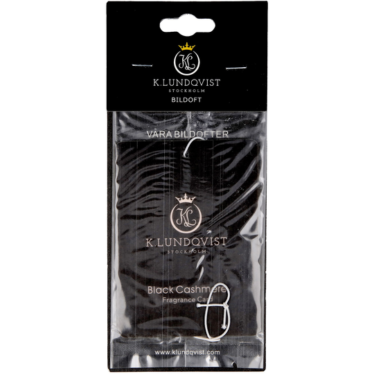 K. Lundqvist Stockholm Black Cashmere Hotelldoft