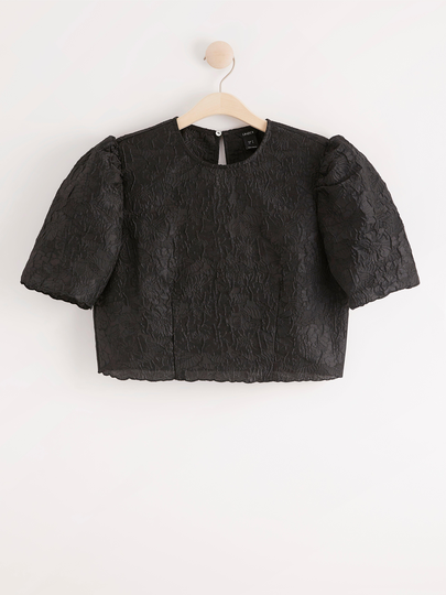 Blus i jacquard