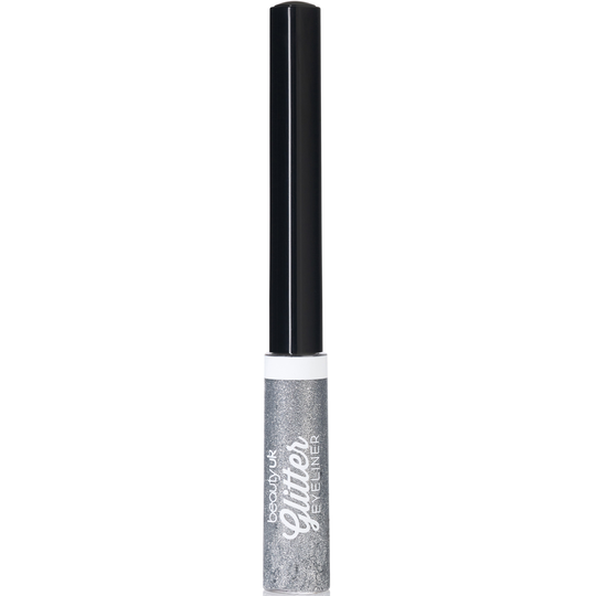 BEAUTY UK Glitter Liquid Eyeliner no.1 Silver