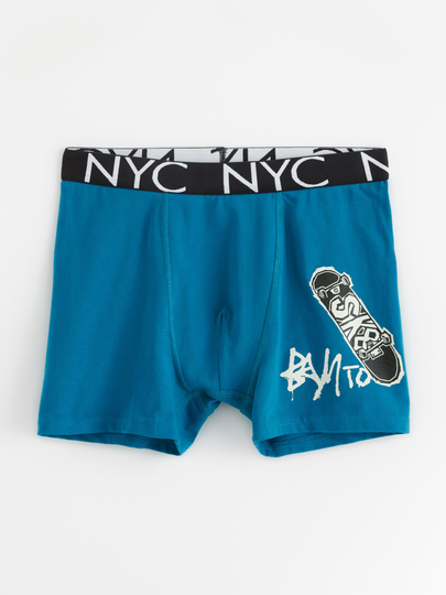Boxershorts med skateboard
