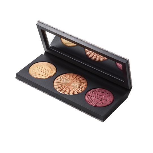 MAC Cosmetics Flashing Ice Extra Dimension Skinfinish Trio Medium Deep