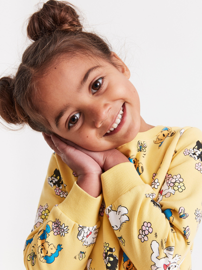 Sweatshirttunika med Bamse