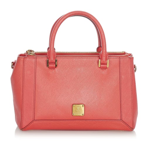 Mcm Nuovo Leather Satchel