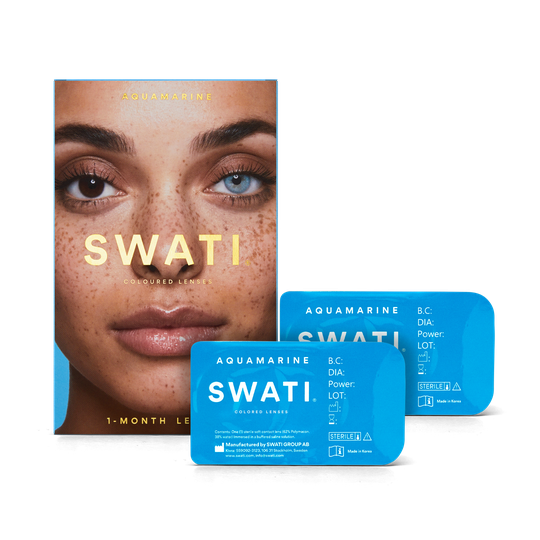 SWATI Cosmetics Coloured Lenses AQUAMARINE 1 MONTH