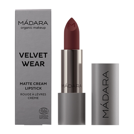Mádara Velvet Wear Matte Cream Lipstick #35 Dark Nude