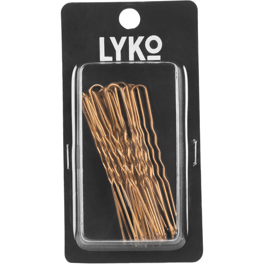 LYKO Hair Pins 20 Pcs Brown