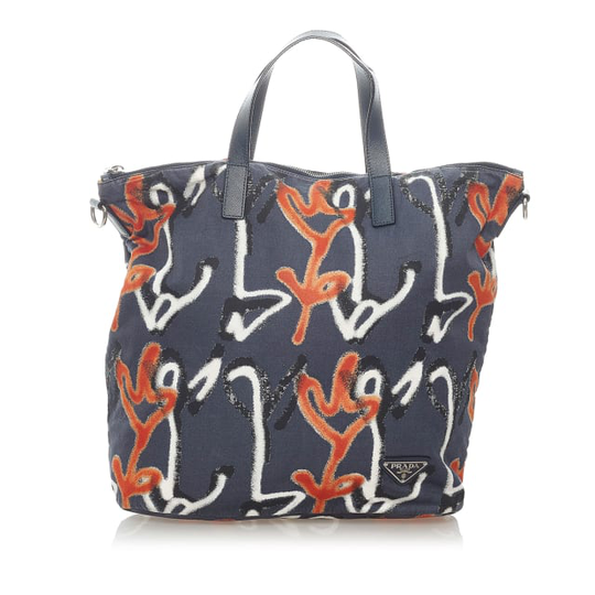 Prada Tessuto Stampato Satchel