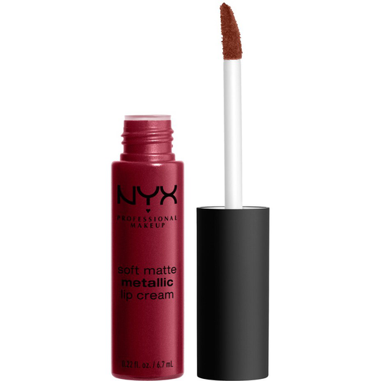 NYX PROFESSIONAL MAKEUP Soft Matte Metallic Lip Cream Madrid