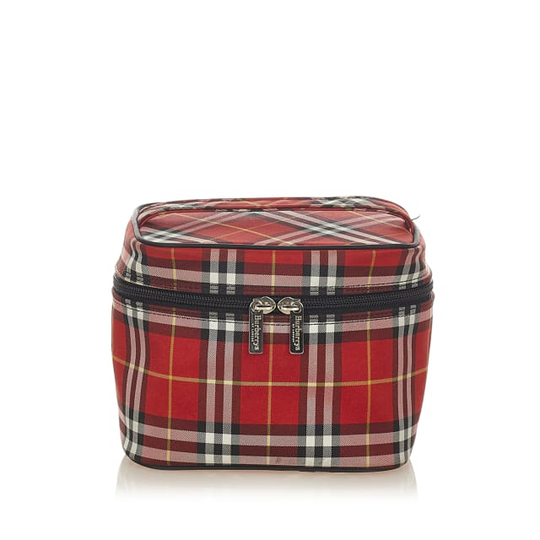 Burberry House Check Canvas Vanity Bag
