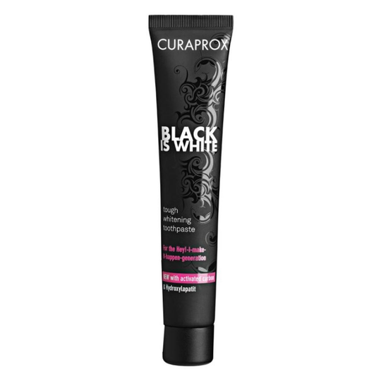 Curaprox Black Is White, Tandkräm 90 ml