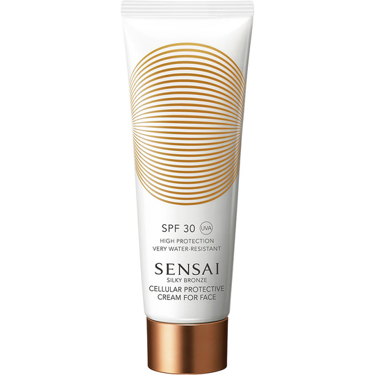Silky Bronze Cellular Protective Cream For Face Spf30, Sensai Solskydd Ansikte