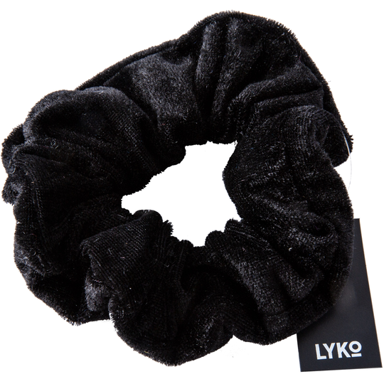 LYKO Hairscrunchie Velvet Black