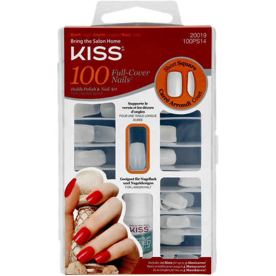Kiss 100 Nails Short Square