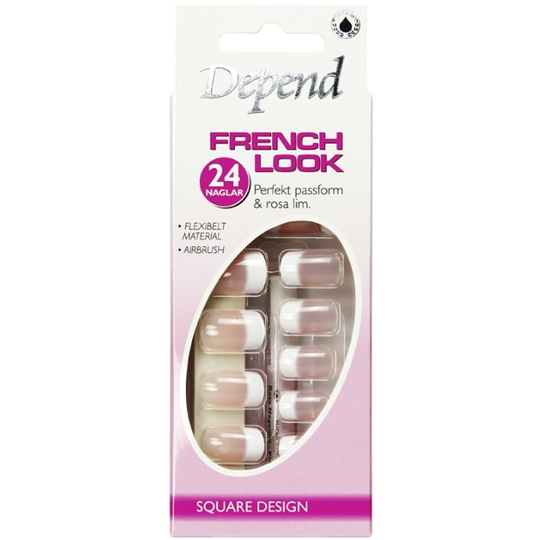 Depend French Look 1 Kort Rosa