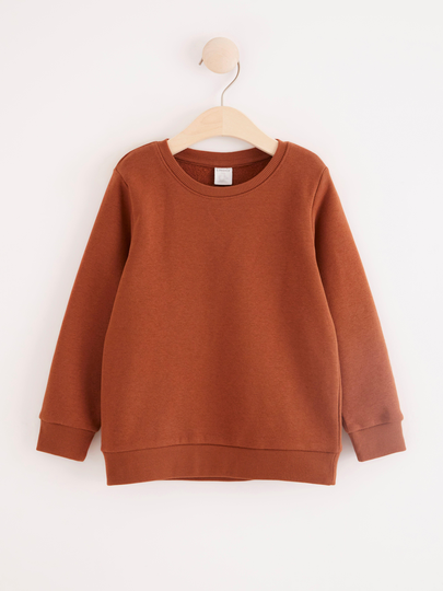 Sweatshirt med borstad insida