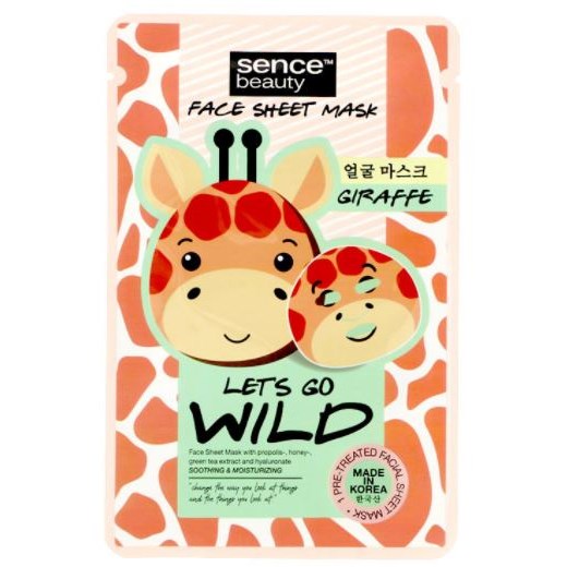 Sencebeauty Animal Face Sheet Mask Giraffe 25 ml