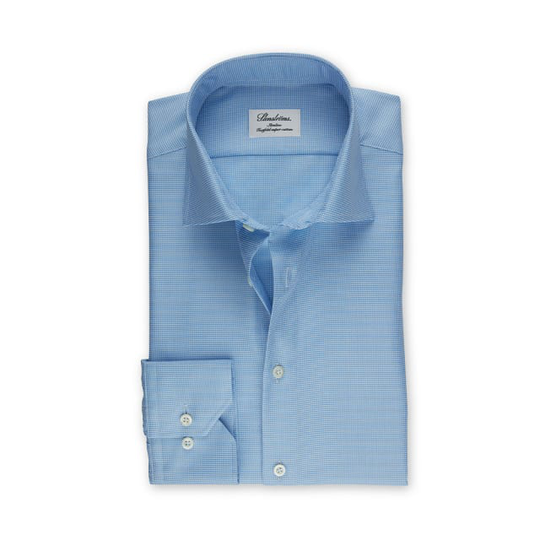 Shirt Houndstooth Blue