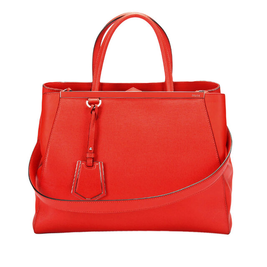 Fendi 2jours Leather Satchel