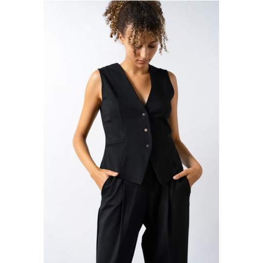 Ella Vest - Black
