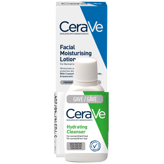 CeraVe Facial Moisturising Lotion + Hydrating Cleanser Bundle