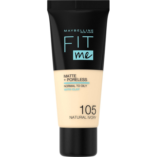 Maybelline New York Fit Me Matte + Poreless 105 Natural Ivory