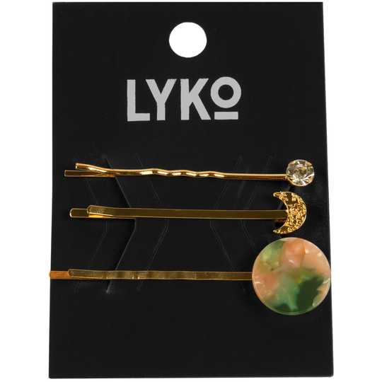 LYKO Hairpins 3-pack Pink