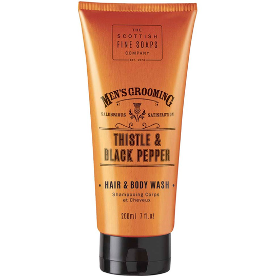 The Scottish Fine Soap Thistle & Black Pepper Hair & Body Wash 200 ml