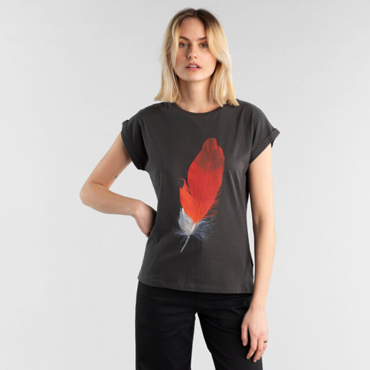 T-shirt Visby Red Feather