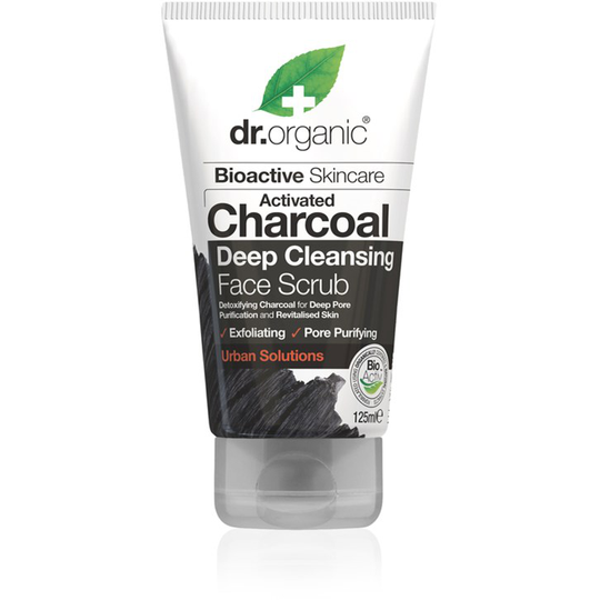 Dr Organic Activated Carbon Facial Scrub 125 ml