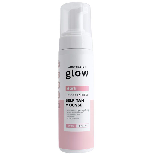 Australian Glow One Hour Express Self Tanning Mousse Dark