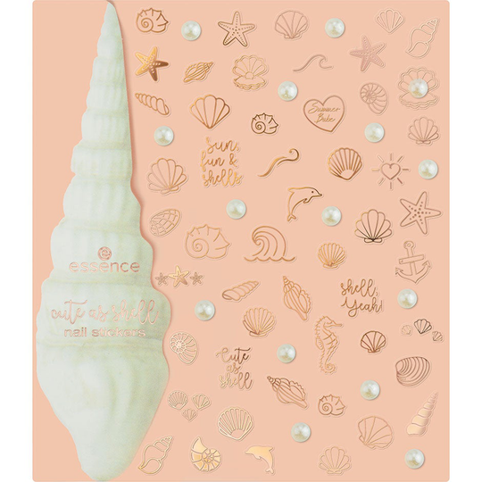 Cute As Shell Nail Stickers, essence Nagelvård