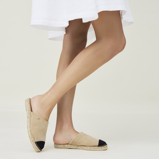 Liverly Suede Slip-in Sandals