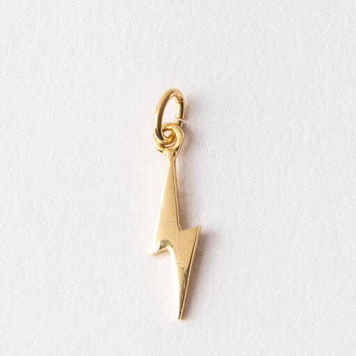 Lightning Symbol Gold Plated