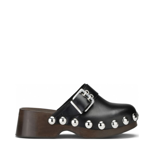 Retro Leather Clog Retro
