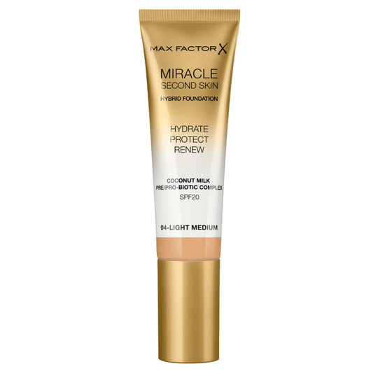 Max Factor Miracle Second Skin Foundation 04 Light Medium