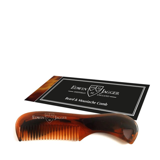 Beard & Moustache Comb, 72mm - Tortoiseshell