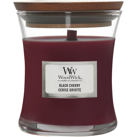 Black Cherry, WoodWick Doftljus