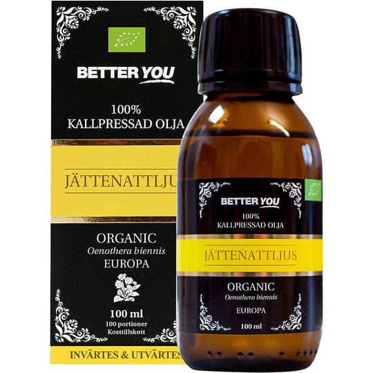 Jättenattljusolja EKO Kallpressad, 100 ml Better You Hudserum & Kroppsolja